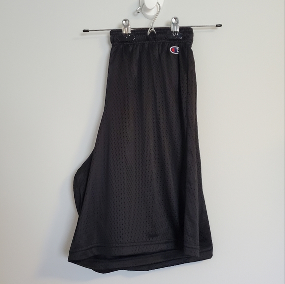 Champion Mens Mesh Shorts in Black - Picture 7 of 11